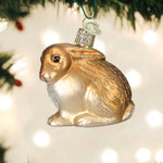 Old World Christmas Tan Cottontail Bunny - - SBKGifts.com