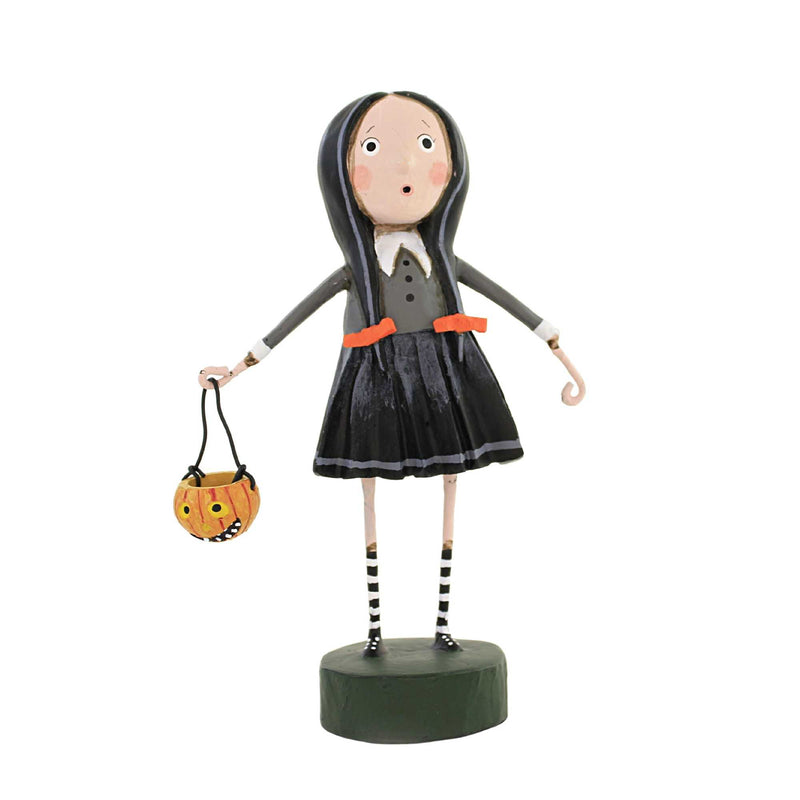 Lori Mitchell Little Goth Girl Polyresin Halloween Pumpkin 14475 (55804)