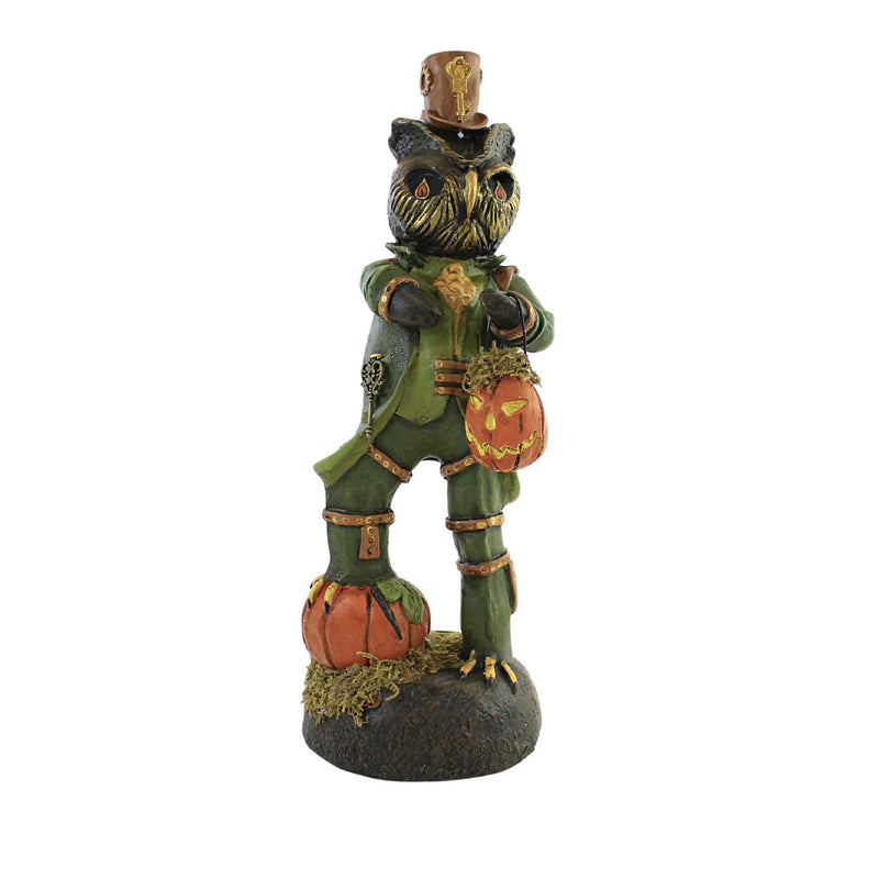 Steampunk Stan - One Figurine 11 Inch, Polyresin - Halloween Owl Pumpkin 24203 (55806)
