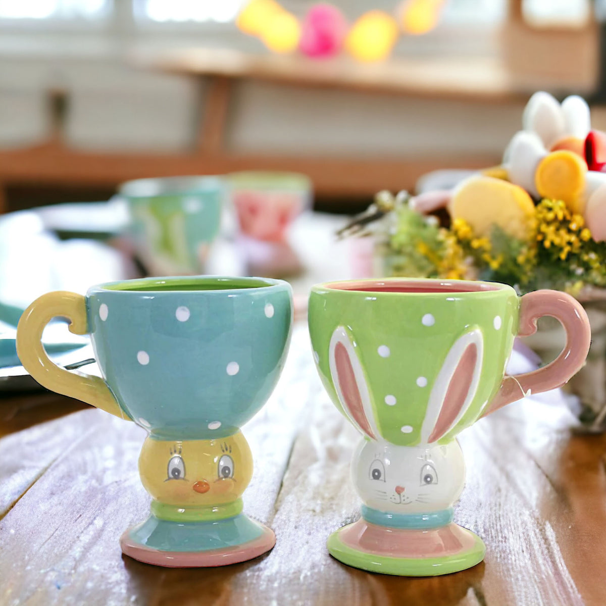 Johanna Parker Set Of 2 Dottie Decorative Fancy Cups - - SBKGifts.com