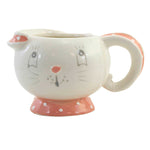 Tabletop Dottie Tea Cups Dolomite Easter Bunny Rabbit St/4 A7179 (55886)