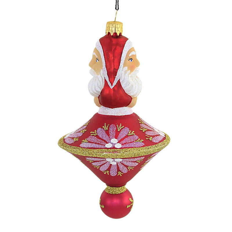 Sbk Gifts Holiday Fuchsia Spin Top St Nick - - SBKGifts.com