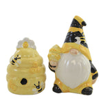 Gnome Beehive S/P Shaker Set - One Salt And Pepper Shaker 3.5 Inch, Dolomite - Bumble Daisy A6981 (55904)
