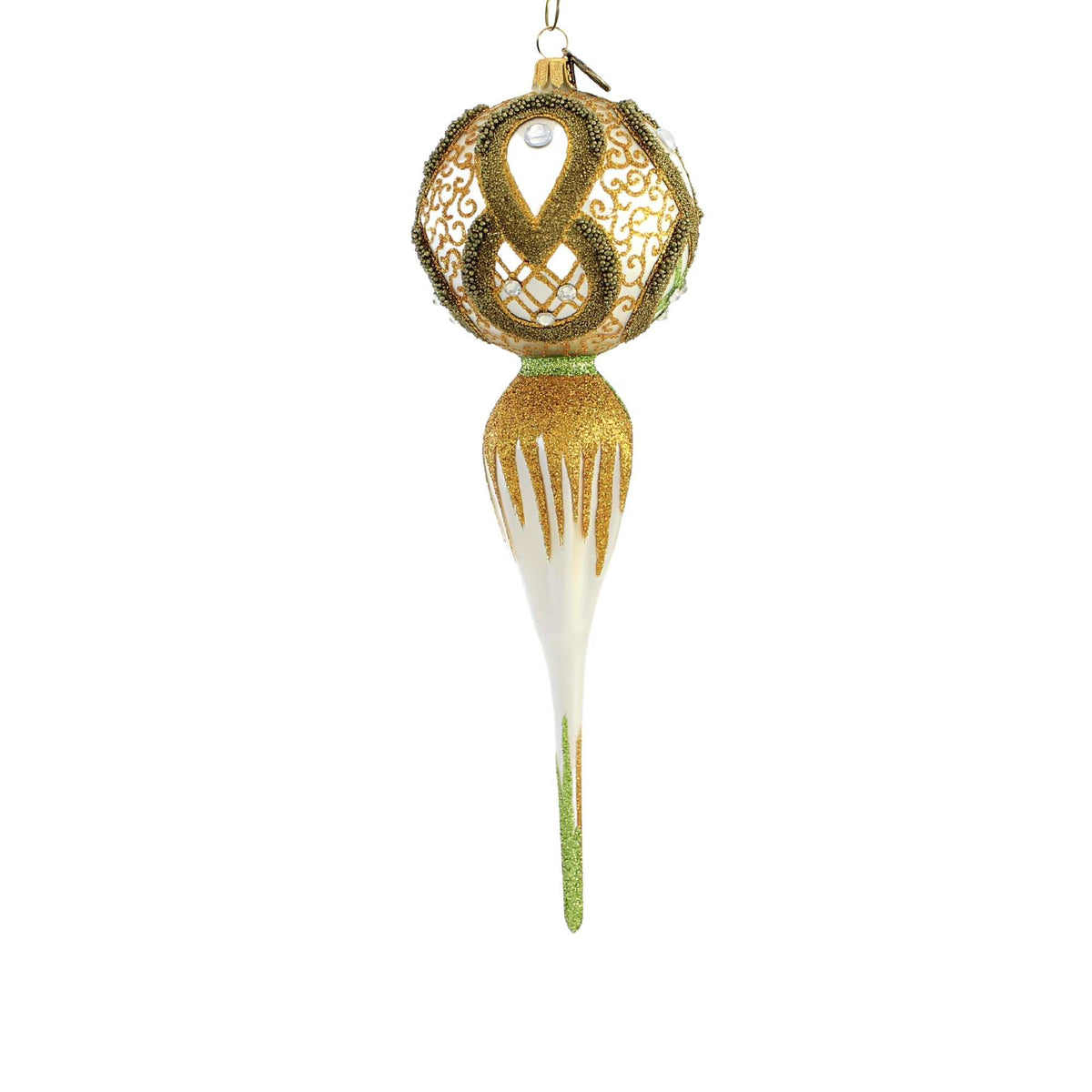 Blubom Green & Gold Reflector Drop - - SBKGifts.com