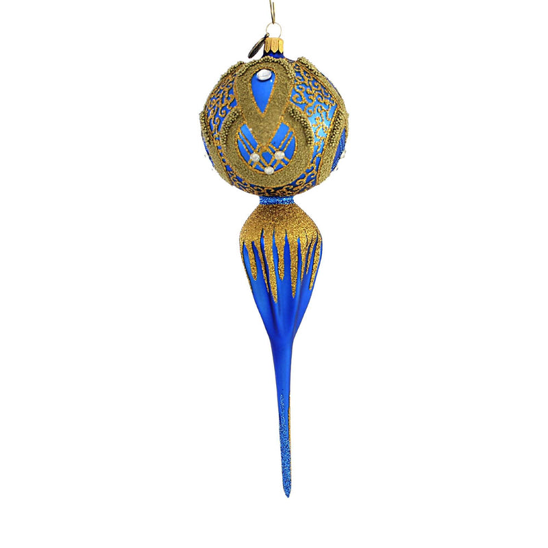 Pre-Order Blubom Blue & Gold Reflector Drop - - SBKGifts.com