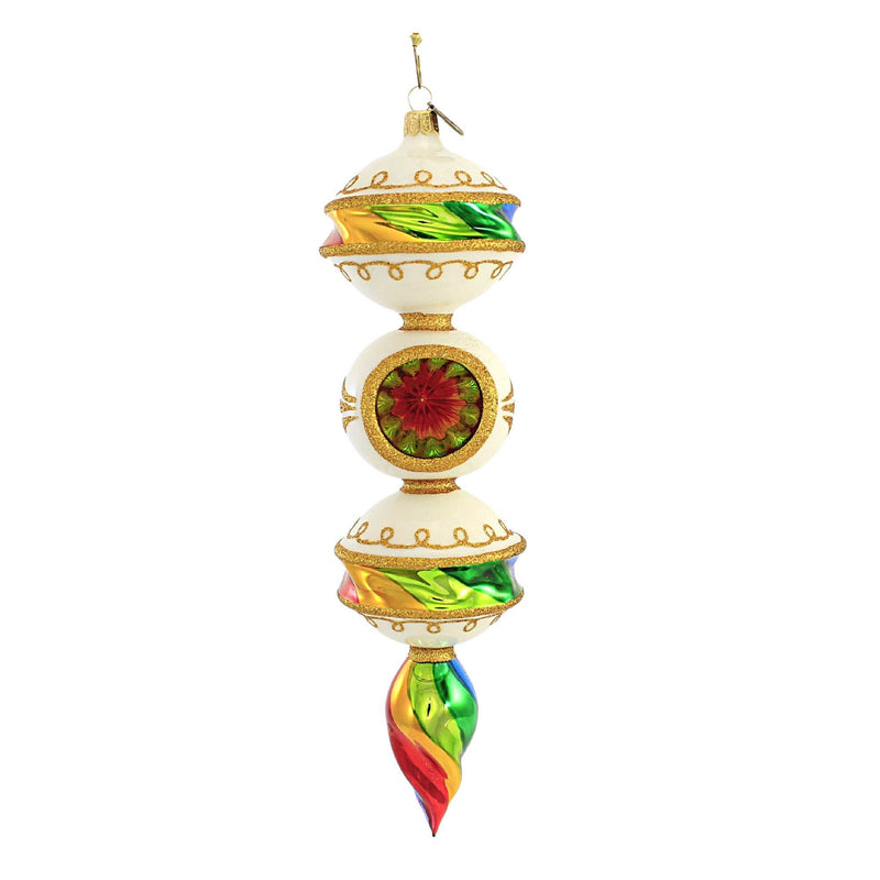 Rainbow Reflector Drop - 1 Glass Ornament 10 Inch, Glass - Ornament Single Ball Pride 2022-257 (55954)