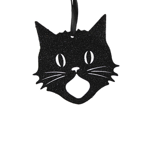 Holiday Ornament Scaredy Cat Silhouette - - SBKGifts.com