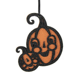 Holiday Ornament Jolly Halloween Ornaments Mdf Black Cat Pumpkin Moon Jp0389 (55972)