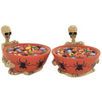 Department 56 Accessory Trick Or Dare Treat Bowls Halloween Snow Village 6010453 (56002)