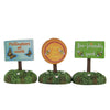 (56011) Department 56 Accessory Bee-Friendly Signs, 2.00 Inch, Halloween Village Accessories 6010461