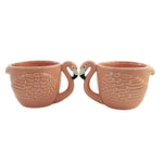 Tabletop Flamingo Cup Ceramic Wading Bird Beach Sand 103804 (56062)