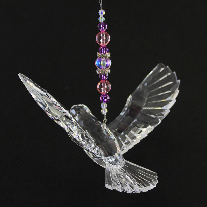 Crystal Expressions Dove With Heart Ornament - - SBKGifts.com