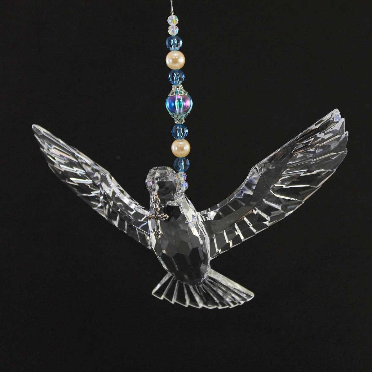 (56069) Dove With Cross Ornament