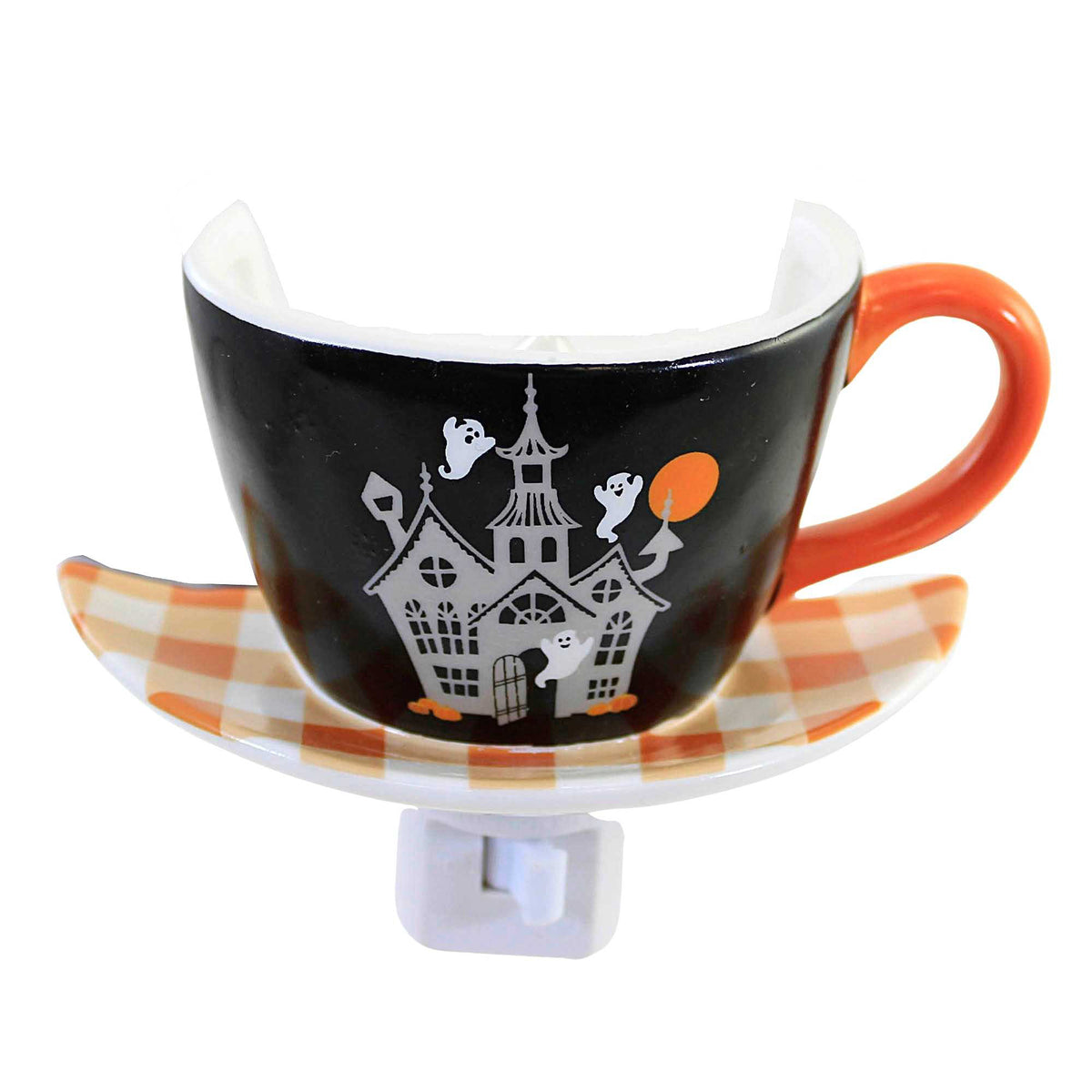 (56085) Haunted House Teacup Nightlight