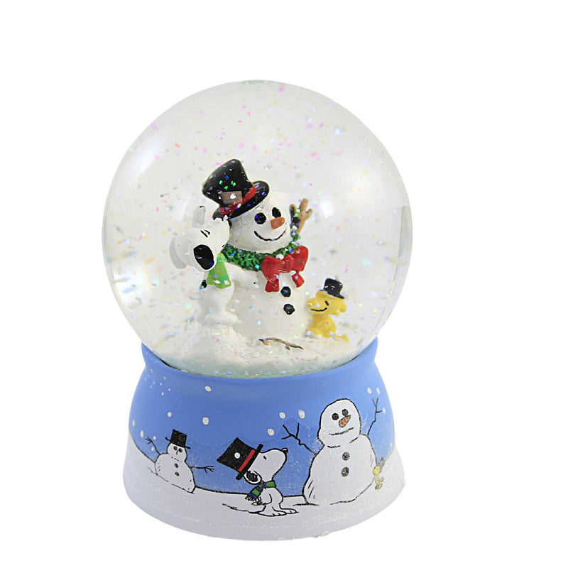 Christmas Snoopy/Woodstock Glitterdome - - SBKGifts.com