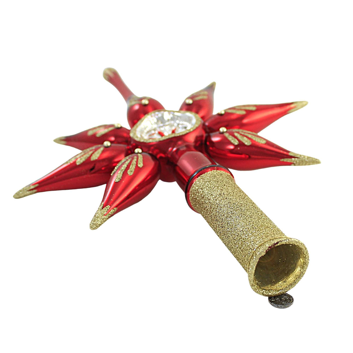 Pre-Order Blubom Red Reflector Star Tree Topper - - SBKGifts.com