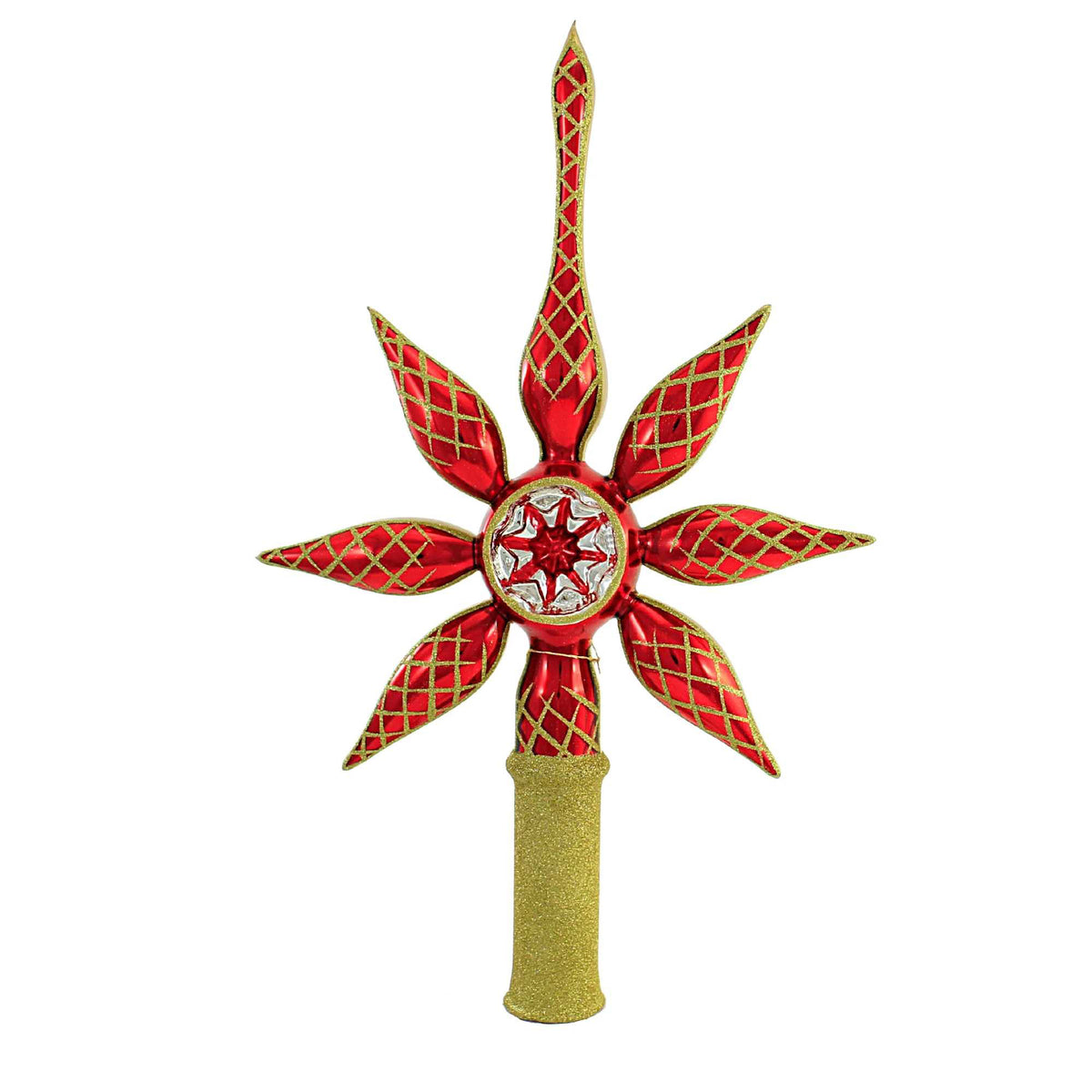 (56132) Red Refector Star Finial
