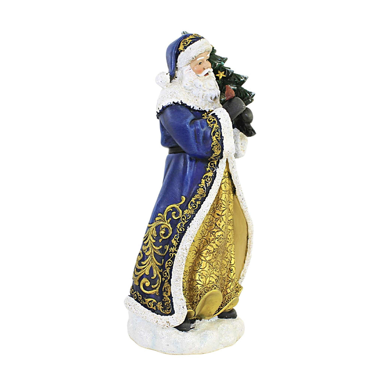 Christmas Blue Santa With Animals - - SBKGifts.com