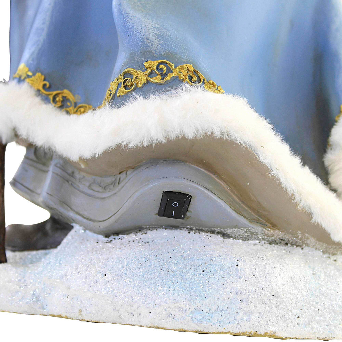 Joseph Studio Blue Santa With Animals/Wreath - - SBKGifts.com