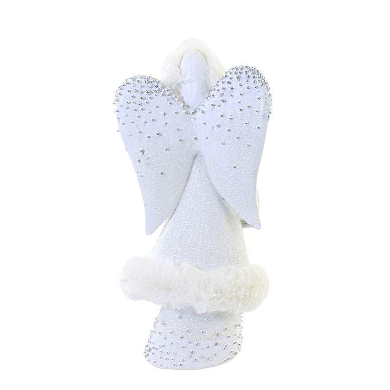 Roman Glistening White Angel - - SBKGifts.com