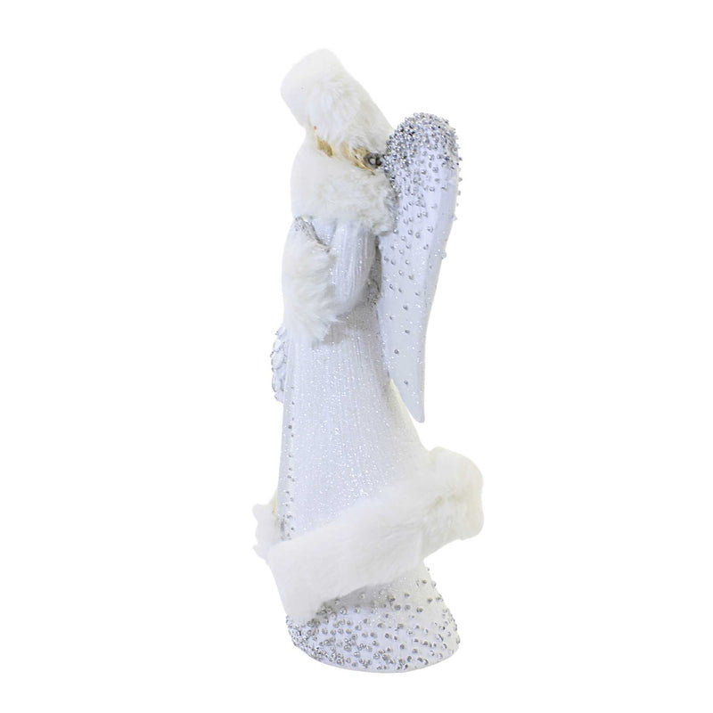 Roman Glistening White Angel - - SBKGifts.com
