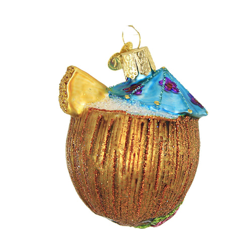 Old World Christmas Tropical Coconut Drink - - SBKGifts.com