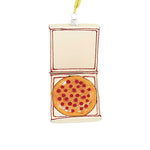 Holiday Ornament Pizza Delivery Glass Food Christmas Ornament Go6903 (56182)
