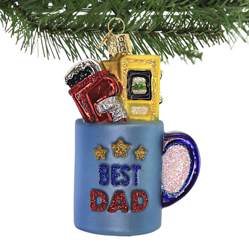 Old World Christmas Best Dad Mug - - SBKGifts.com