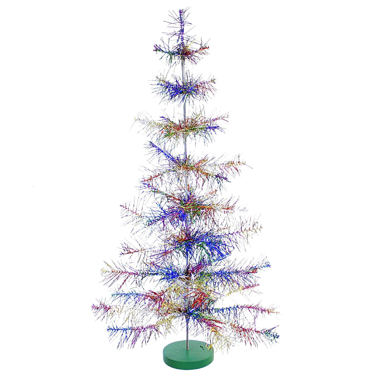 (56205) Rainbow Mylar Tabletop Tree