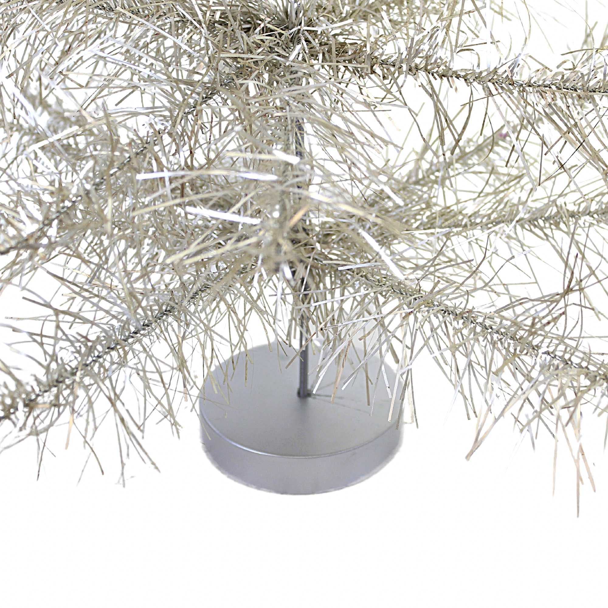 Cody Foster 29.00In S Silver Mylar Tabletop Tree, Mylar, 2 Ft