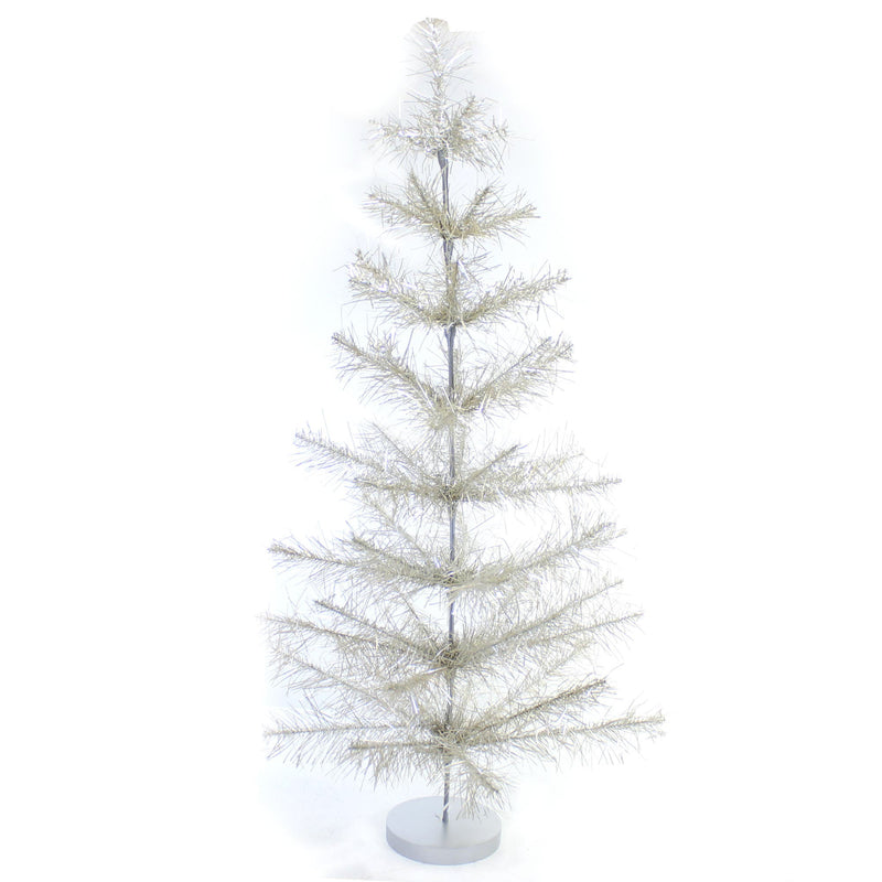 Christmas Silver Mylar Tabletop Tree 3 Ft Elegant Christmas Classic Ms2133ls (56208)