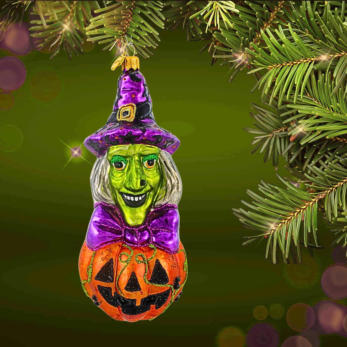 Blubom Witch On A Pumpkin - - SBKGifts.com