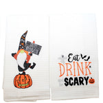 Tabletop Halloween Gnome Eat Drink Towel Cotton Halloween Scary C86100890,88 (56269)
