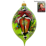 Lantern Light 2022 - One Glass Ornament 6 Inch, Glass - Drop Ornament Handpainted S102 (56337)