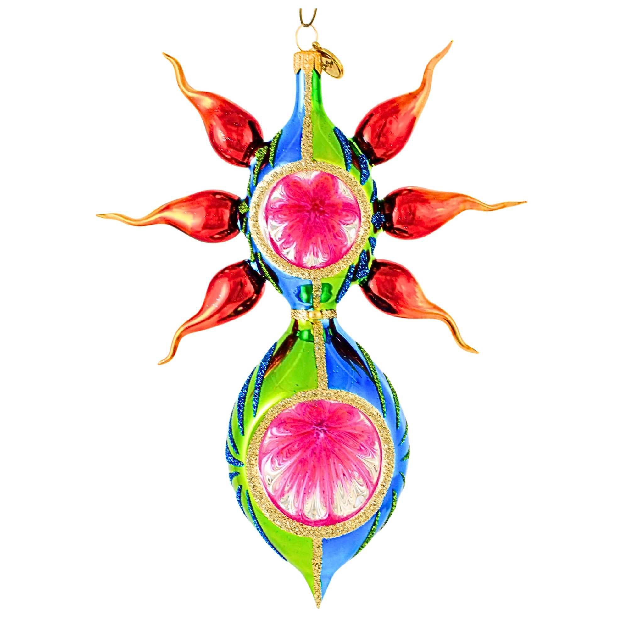 Blubom 7.25In Drop Sunshine, Glass, Ornament Christmas 2022259