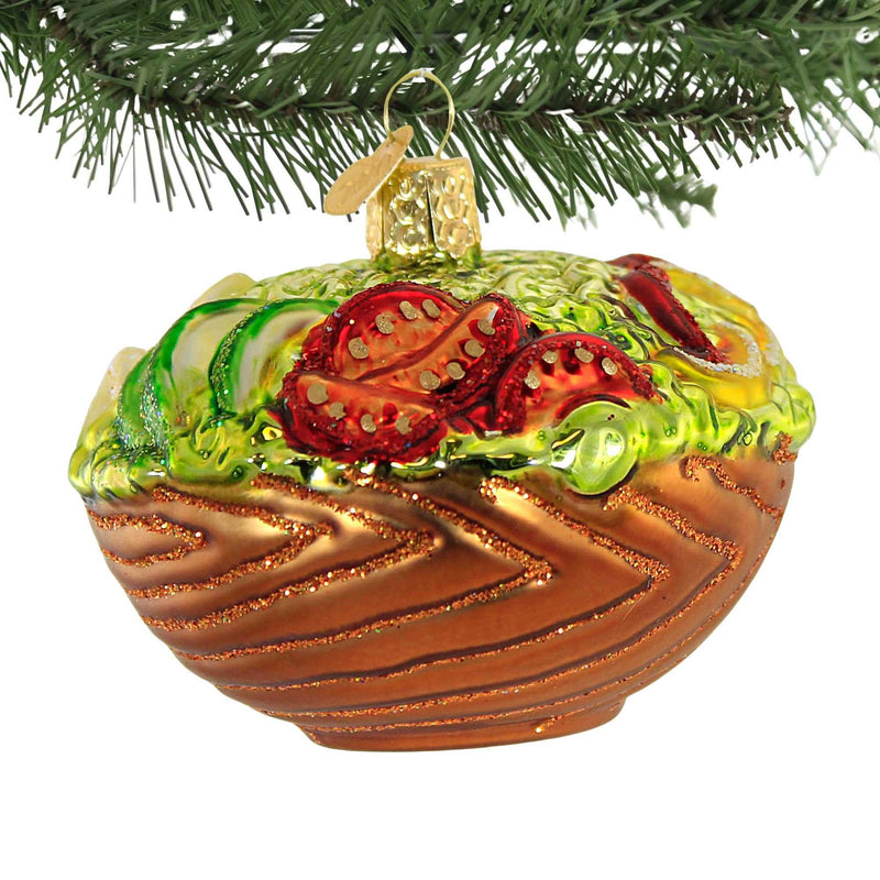 Old World Christmas Bowl Of Salad - - SBKGifts.com