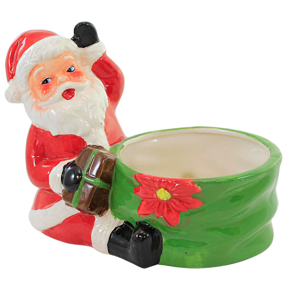 (56460) Retro Looking Santa Bowl