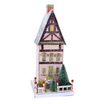 Christmas Petit Townhouse House Paper Board Putz Village Light Up Retro Hou320 (56469)