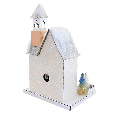 Christmas Wintertide Country Church - - SBKGifts.com
