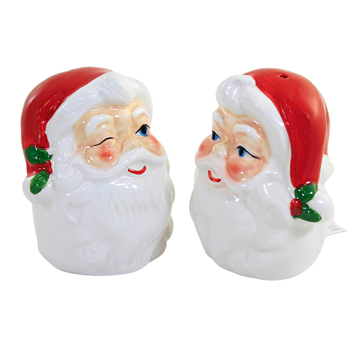 Tabletop Vintage Looking Santa S & P - - SBKGifts.com