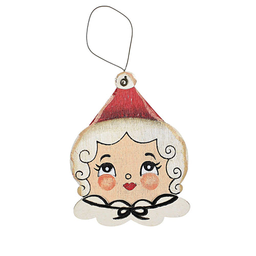 Holiday Ornament Santa And Mrs Claus & Reindeer - - SBKGifts.com