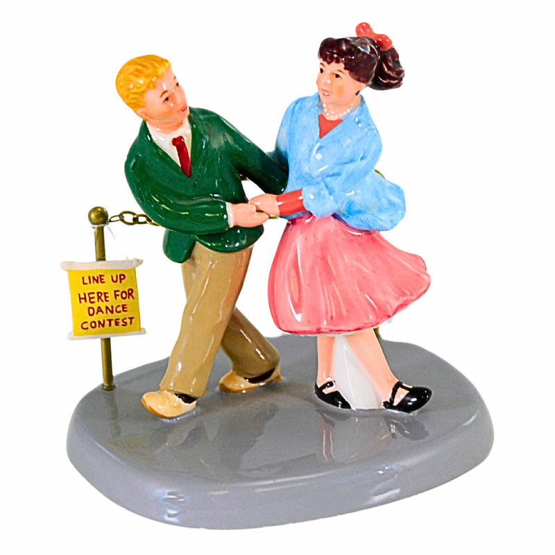 Dept 56 Accessories We'll Win For Sure! Ceramic Snow Village Dance Ceramic 55251 (5650)