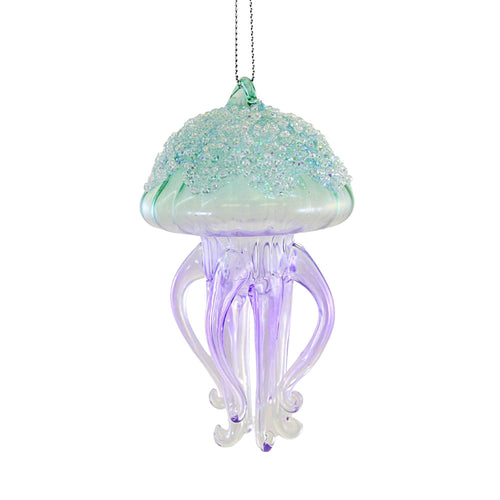 Holiday Ornament Glitter Jellyfish - - SBKGifts.com