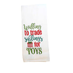 Christmas Siblings For Toys Towel Cotton Present Embroidery C86171733 (56546)