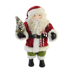 Christmas Vintage Posable Santa Polyresin Candy Canes Tree Td0043 (56554)