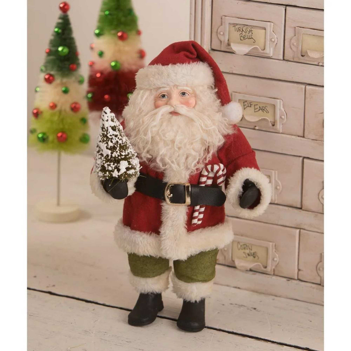Christmas Vintage Posable Santa - - SBKGifts.com