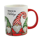 Tabletop Gnome Holiday Mug Dolomite Christmas Peppermint Stripe Em22782 (56572)