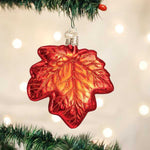 Old World Christmas Red Maple Leaf - - SBKGifts.com