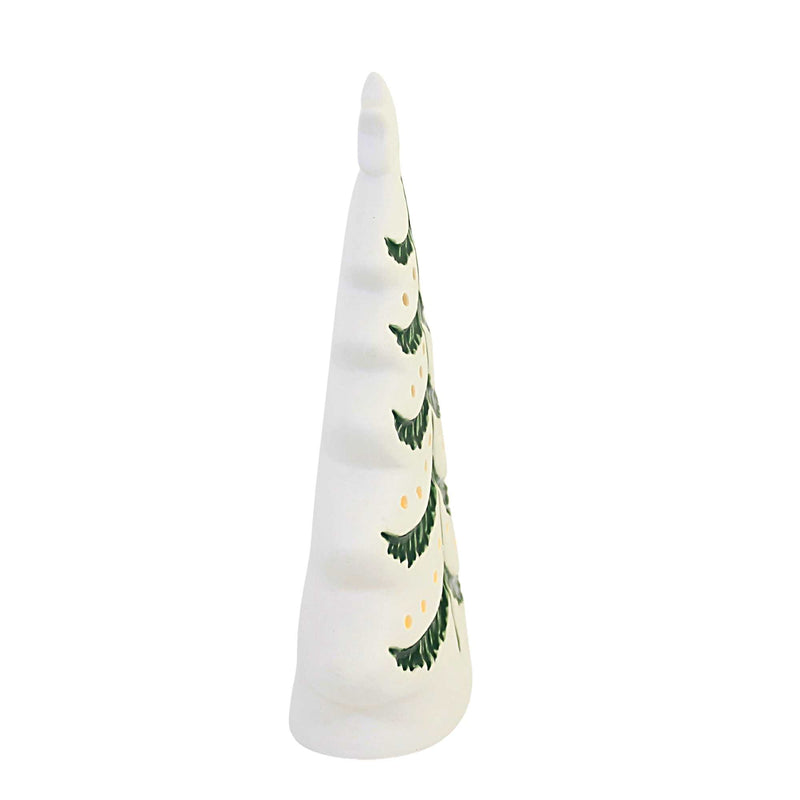 Christmas Cream Holiday Lit Tree - - SBKGifts.com