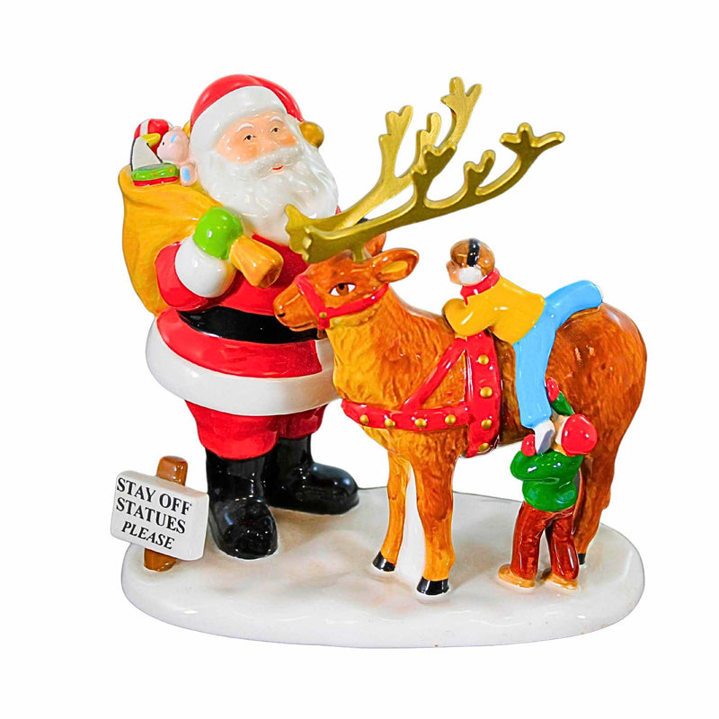 Dept 56 Accessories Main Street Town Santa Ceramic Snow Village Limited 55254 (5658)